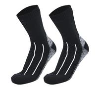 Waterproof Breathable Men and Women Socks Warm for Hiking Camping Running Cycling Fishing Sock Riding Snow Pour Homme(1 pair white,XL Euro 47-50)