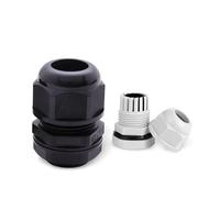 Waterproof Cable Gland 10pcs Cable entry IP68 PG7 for 3-6.5mm PG9 PG11 PG13.5 PG16 PG19/21/ White Black Connector NWPNLXEA(PG16 10PCS,Weiß)
