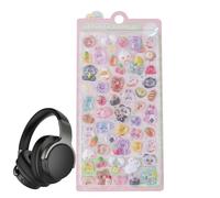 Waterproof Cartoon Stickers Pack - Reusable 3D Decorative Fun For Kids And Students | Cute Reward Incentive Classrooms Teachers School Supplies Scrapbooking Arts Crafts Games Party Favors Learning