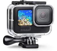 Waterproof Case for GoPro Hero 10 Black/GoPro Hero 9 Black, Underwater Protective Cover 60M with Stand Accessories for GoPro Hero10/GoPro Hero 9