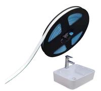 Waterproof Caulk Tape, Adhesive Decorative Strip, Standard Size Stitching Strip For Kitchen, Flexible Material Finish, Home Accessory, Great Sink Bathtub Toilet Countertop Floor Wall