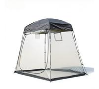 Waterproof Clear Crystal Bubble Sports Tent with 270° View for Easy Setup Ideal for Warm Garden Fishing and Camping(Black)