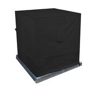Waterproof Condenser Protector, AC Unit Cover Outdoor - Square External AC Guard, 77cm X 82cm + Heavy Duty Shield, Weather Resistant Polyester - For Winter Snow & Leaf Protection