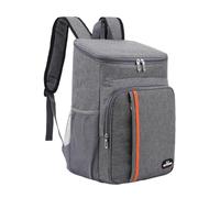 Waterproof Cooler Bag Backpack - Large Capacity Leak Resistant, Thermal Preservation Carrier, Heavy Duty Outdoor Refreshment Organizer | For Beach Hiking Picnic Traveling Fishing Camping Recreation