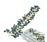 Waterproof Decoration 96 LEDs Fake Plant With Timer | Fairy Light Olive Vine,5.9Ft Lighted Olive Branch Garland For Holiday Dorm Wall Cafe Wedding Party Birthday Porch Ceiling