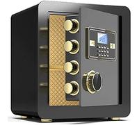 Waterproof Digital Cabinet Safe Steel Fireproof, Password Fingerprint Lock Anti-Theft Electronic Security Storage Box, Suitable for Home B
