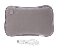 Waterproof Electric Hand Warmer with Graphene Heating, USB Plug In Handwarmer, 3 - Level Adjustable Temperature Pocket Heating Pad for Outdoor Travel Office, Includes 1.2m Extensio (Grise)