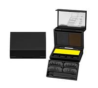 Waterproof Eye Makeup Kit, Eyeliner Waterproof, Smudge Proof Beauty Set, Cosmetic Accessory for Women, Eyelash Stamp Kit with Sturdy Build, Travel Friendly Makeup Tool for Home and Salon