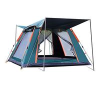 Waterproof Family Camping Tent for 5-8 Persons, 2 Doors 4 Season Tent Ventilation and Sun Shade for Beach/Hiking/Backpacking/Fishing Instant Sun Shelter Canopy