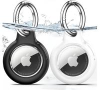 Waterproof for Apple Airtag Holder Case with Lock,Airtag Pendant Key Ring Case with Keychain for Luggage/Bicycles/Pets.[O199]