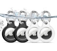 Waterproof for Apple Airtag Holder Case with Lock,Airtag Pendant Key Ring Case with Keychain for Luggage/Bicycles/Pets.[O207]