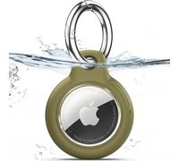 Waterproof for Apple Airtag Holder Case with Lock,Airtag Pendant Key Ring Case with Keychain for Luggage/Bicycles/Pets.[O210]