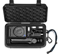 Waterproof Hard Travel Case for Sony ZV-1F,Sony ZV-1/ZV-1 II,Vlog Camera,Batteries (3 PCs),Shooting Grips GP-VPT2BT,GP-VPT3 and Accessories (Case and Bag Only)