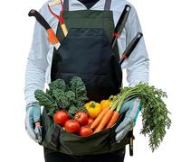 Waterproof Harvest Apron - 600D Oxford Apron, 60x50cm Gardening Aprons for Collection, Orchard Gathering Kit, Quick Release Bottom with Reinforced Construction, Crop Harvesting Tool for Picking Fruits