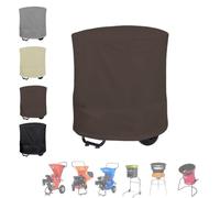 Waterproof Heavy Duty Wood Grinder Cover Outdoor Weather Protection for Electric Leaf Shredder Without Blades Electric Shredder Outdoor Electrical Equipment