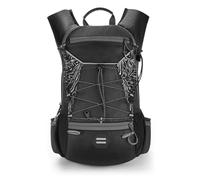Waterproof Hiking Backpack - Packable Backpack | 16L Hydration Pack with Water Bladder - Reflective Lightweight Outdoor Travel for Running, Biking, and Raves