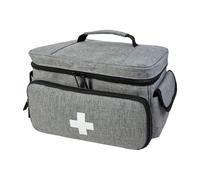 Waterproof Home Health Bag, Portable Medicine Storage Bag, Compact Medicine Storage, Organized Pill Bottle Holder 11.42x7.68x6.89 inches for Easy Organization, Home and Travel Use