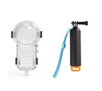 Waterproof Housing Étui de plongée Invisible, Compatible avec Insta360 X5, boîtier étanche, Protection sous-Marine, Accessoires de Coque de plongée,Diving Travel(Kit A)