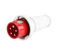 Waterproof Industrial Plug3/4/5 Pin dustproof socket IP67 Male and Female 63A Mounted industrial socket 380V 415V NWPNLXEA(5P 63A Coupler)