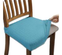 Waterproof Jacquard Chair Covers,General Stretch Removable Seat Slipcovers,Stylish & Easy-Clean Washable Protector (Lake Blue)