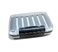 Waterproof Jig Box - Clear Lid Fly Fishing, Tackle Case Double Sided Lure Storage Organizer with Easy Grip Design for Daily Use Fishing Gear Storage for Trout Nymphs Streamers River Lake 1.57 inches