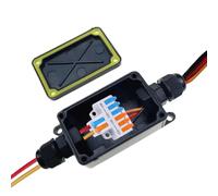 Waterproof Junction Box - IP66 | 2/3-Way, Cable 3-6.5mm, Flame Retardant