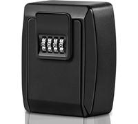 Waterproof Key Box With Code Security Outdoor Key Box Wall Mounted Key Safe Box,Large Key Safe Box,For Home,Office,Garage,Apartment Decoration (Black)