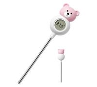 Waterproof Kitchen Thermometer, Instant Read Food Gauge, Long Probe Thermometer with Accurate Measurement, Meat and Cooking Thermometers with Durable Build, Temperature Meter Gauge for Grilling