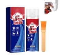 Waterproof Leak Repair Spray With Brush, Fast Dry Roof Sealant Coating, Multi-Surface Crack Filler for Concrete Tile Metal Gutter Window Frame for Indoor & Outdoor Use (1Pcs*Trasparente)