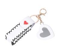 Waterproof Lipstick Holder, Ergonomic Belt Buckle Design, Convenient Lip Balm Holder, Lip Balm Keychain with Ergonomic Belt Buckle Lip Balm Case for Travel and Everyday Use (1 Piece), Blanc,