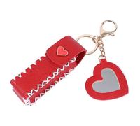 Waterproof Lipstick Holder, Ergonomic Belt Buckle Design, Convenient Lip Balm Holder, Lip Balm Keychain with Ergonomic Belt Buckle Lip Balm Case for Travel and Everyday Use (1 Piece), Rouge,