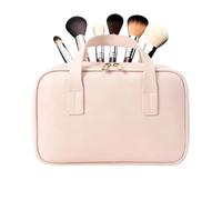 Waterproof Makeup Bag, 7 Compartment Cosmetic Pouch, Large Capacity Case