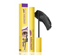 Waterproof Mascara Tridimensionnel Effet Recourbant,Mascara Marron, Résistant à l'Eau,Application Sans Paquets, Idéal Pour Un Maquillage Quotidien Et Spécial, 10 ml (Noir)