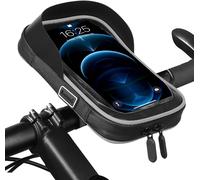 Waterproof Mobile Phone Holder For Bicycle Handlebars 360° Rotatable-Waterproof Bicycle Handlebar Bag For Smartphone Under 6.5 Inches Universal Bicycle Phone Holder With Touch Screen And