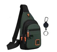 Waterproof Multi-pocket Crossbody Sling Bag for Travel & Everyday Use | Anti-Theft Organization, Adjustable Fit, Lightweight Construction, Travel & Commuting, Quick-Access Storage