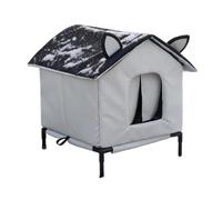 Waterproof Outdoor Pet House - Warm Insulated Stray Dog Shelter