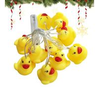 Waterproof Outdoor String Lights - Duck Shaped Bright Fairy Light Decor, Decorative Hanging LED For House Patio Garden Balcony Fence Ceiling Use | Ideal Party Wedding Holiday Camping Bedroom Exterior