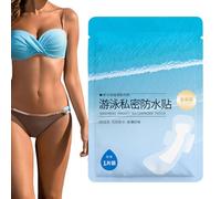 Waterproof Pads for Swimming, Clear Skin-Friendly Protection Stickers, 4 Pieces, Portable Hygienic Liners Private Area Safety During Bathing Daily Activities Spa Sports Pool Beach Water Events