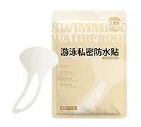 Waterproof Pads Swimming, Private Area Liners, Clear Skin Friendly Protection, Portable Hygienic Sticker Liner Ideal for Girls, Ladies, Women Bathing, Daily Activities, Spa and Water Sports, White