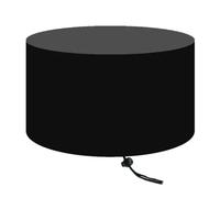 Waterproof Patio Fire Pit Cover Black Protector Grill BBQ Cover Garden Yard Round Canopy Furniture Stove Cover 6 Sizes(05 44 inch)