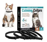 Waterproof Pet Calming Collar, Effective Calming Collar for Dogs, Pheromone Calming Collars Lasts 30 Days, Long Lasting Stress Relief Collar 9.84x9.84x1.97 inches for Dogs, Pets