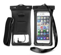 Waterproof Phone Pouch - Highly Sensitive Touch Underwater | Floating Phone Storage Bag | IPX8 TPU 11x21cm 25m Depth With Armband Lanyard Audio Cable For Swimming Diving Surfing Protection Beach Fisħi
