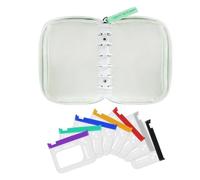 Waterproof Pill Case | Reusable Weekly Box With 7 Zippered Pouches | Travel Pill Case | For Tablet Supplement Home Travel Business Trip Purse Pocket Bag