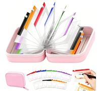 Waterproof Pill Pouch Set - Travel Pills Organizer with 14pcs Color-coded Pouches, A8 Waterproof Pill Pouches with Crush-Resistant Shell for Travel, 7 to 14 Days of Meds & Medicine (Pink)