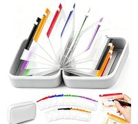 Waterproof Pill Pouch Set - Travel Pills Organizer with 14pcs Color-coded Pouches, A8 Waterproof Pill Pouches with Crush-Resistant Shell for Travel, 7 to 14 Days of Meds & Medicine (White)
