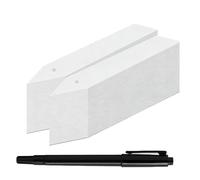 Waterproof Plant Labels, Reusable Signs Sets, Marker Tags with Weather Resistant, Plant Identification Stakes, Gardening Accessory with Clear Design, Garden Markers Set for Outdoor Indoor