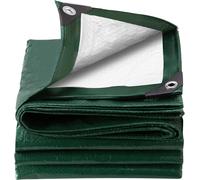 Waterproof Protective Tarpaulin 4 X 5 M Heavy Duty Uv Resistant Pe Tarpaulin 140g/M² With Aluminium Eyelets Total Cover For Outdoors,Garden,Swimming Pool,Wood,Car,Caravan,Boats