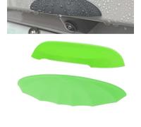 Waterproof Rearview Mirror Camera Cover,Silicone Car Reverse Camera Rain Shade,Anti-Rain Shield for Car Reversing Cameras (Green, style1+2)