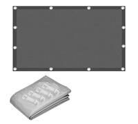 Waterproof Rectangle Sun Shade Sail 3x3m, 95% UV Protection Canopy for Patio, Outdoor Awning, Pergola, Balcony, Party (Dark Grey, 7x7m)