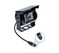 Waterproof Reverse Camera - 4 Pin Connection - Compatible with 12V and 24V Systems - Night Vision for Vehicles, Buses, Trucks, and Caravans